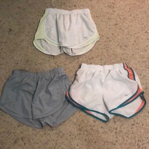 Three pairs of Nike Shorts